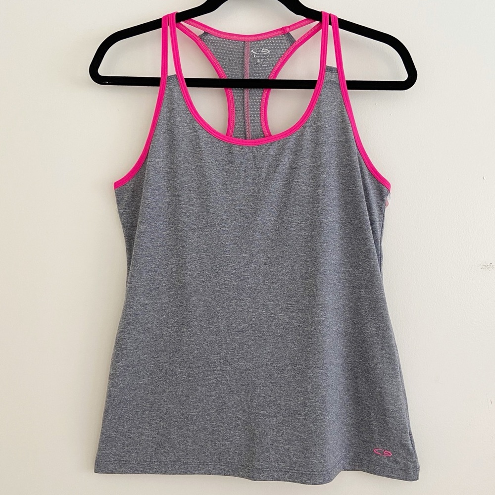 Champion Workout Tank Top Gray Small